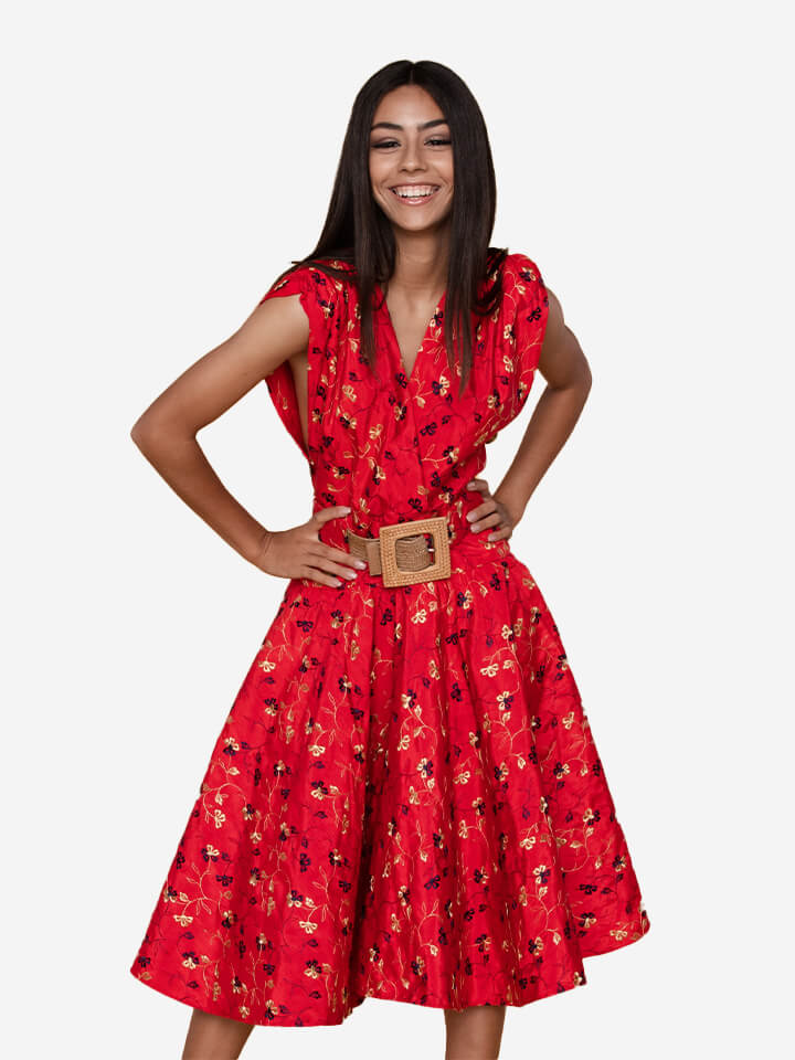 fashion-designer-template-product-img-11 Floral short dress red