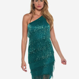 Home Spark nigh party dress green